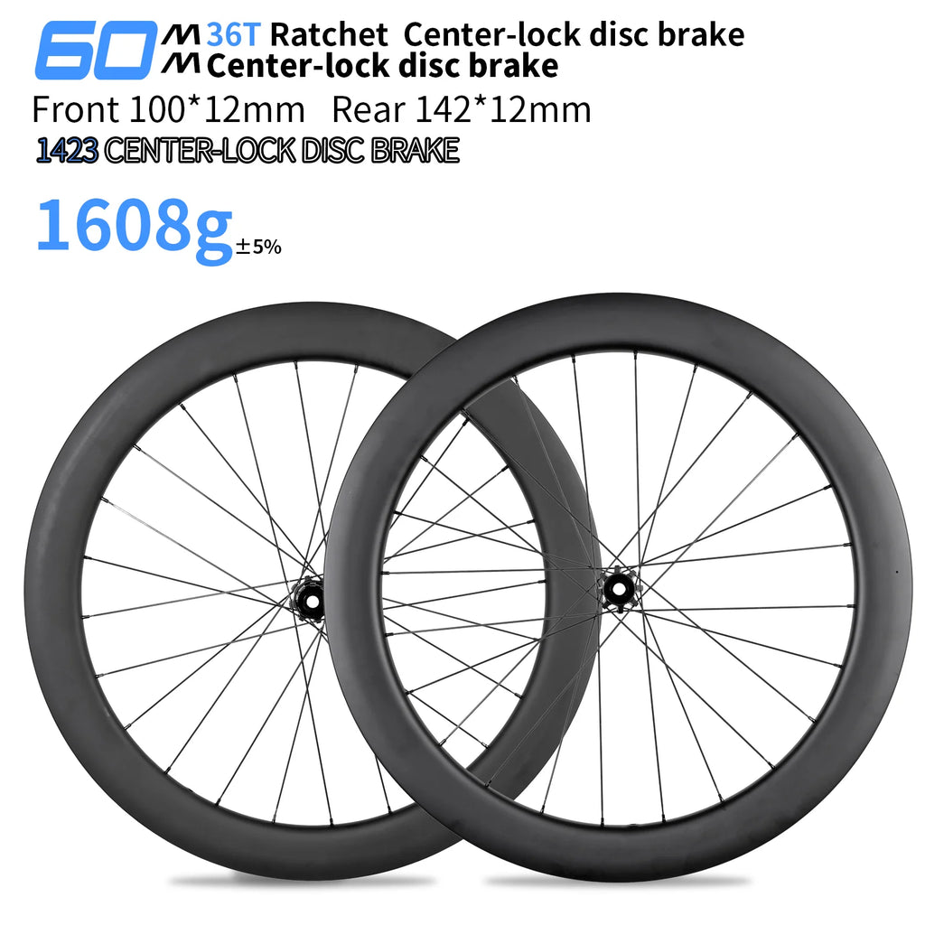 KORE No Logo 60mm Carbon Wheelset — 1608g