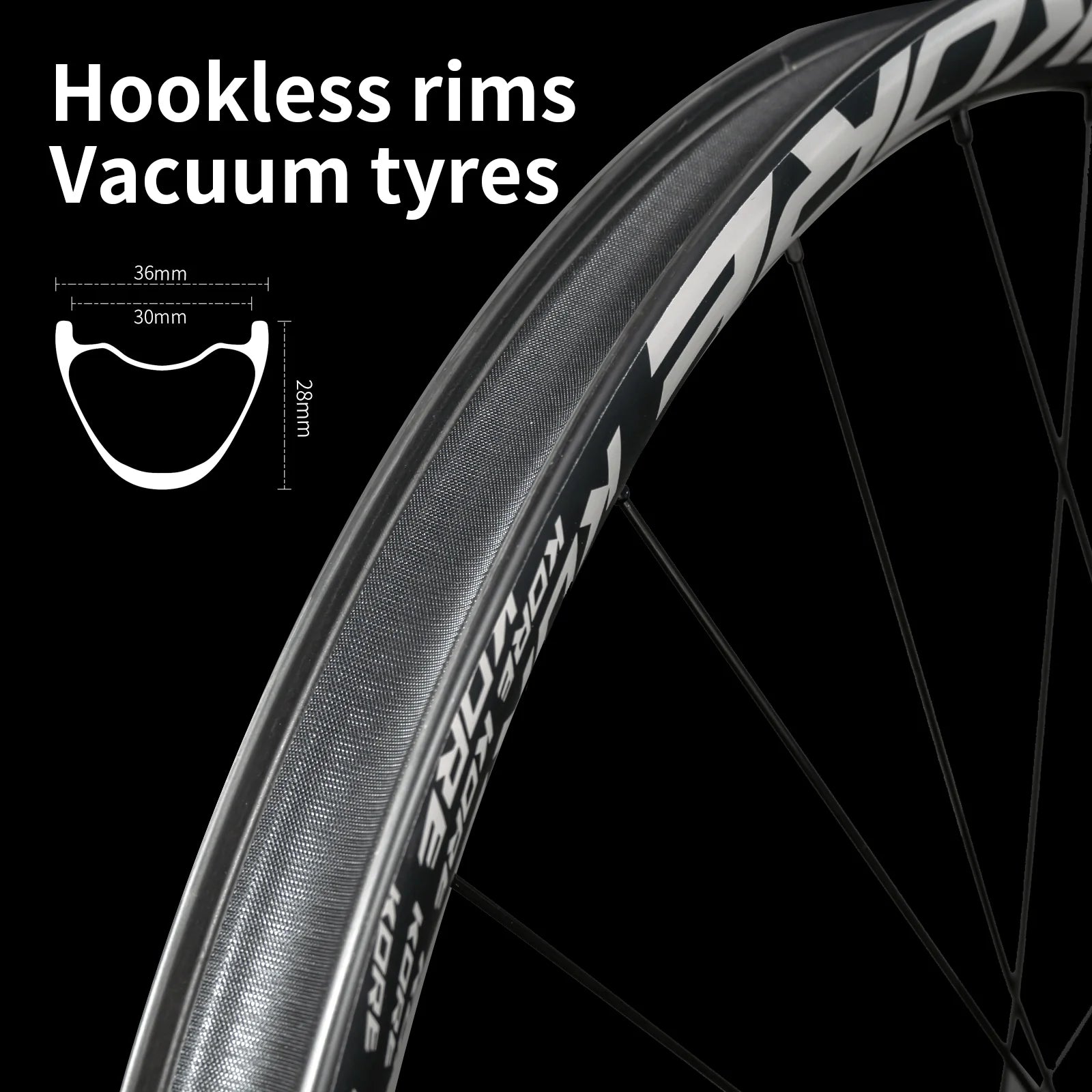KORE 28mm MTB Carbon Wheelset — 27.5/29in BOOST