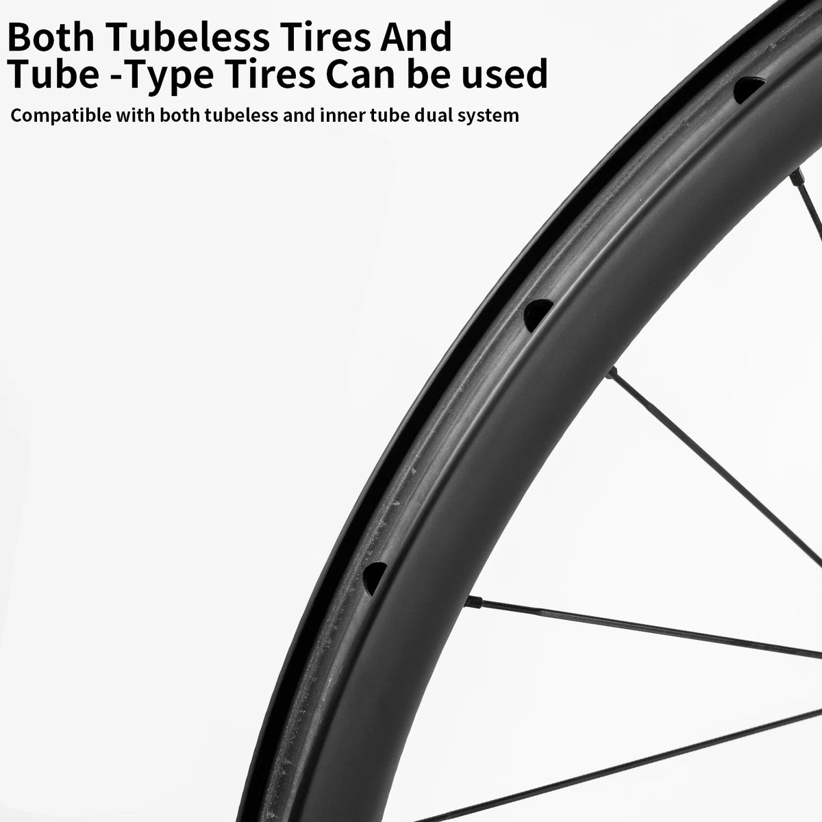 KORE No Logo 35mm Carbon Wheelset — 36T