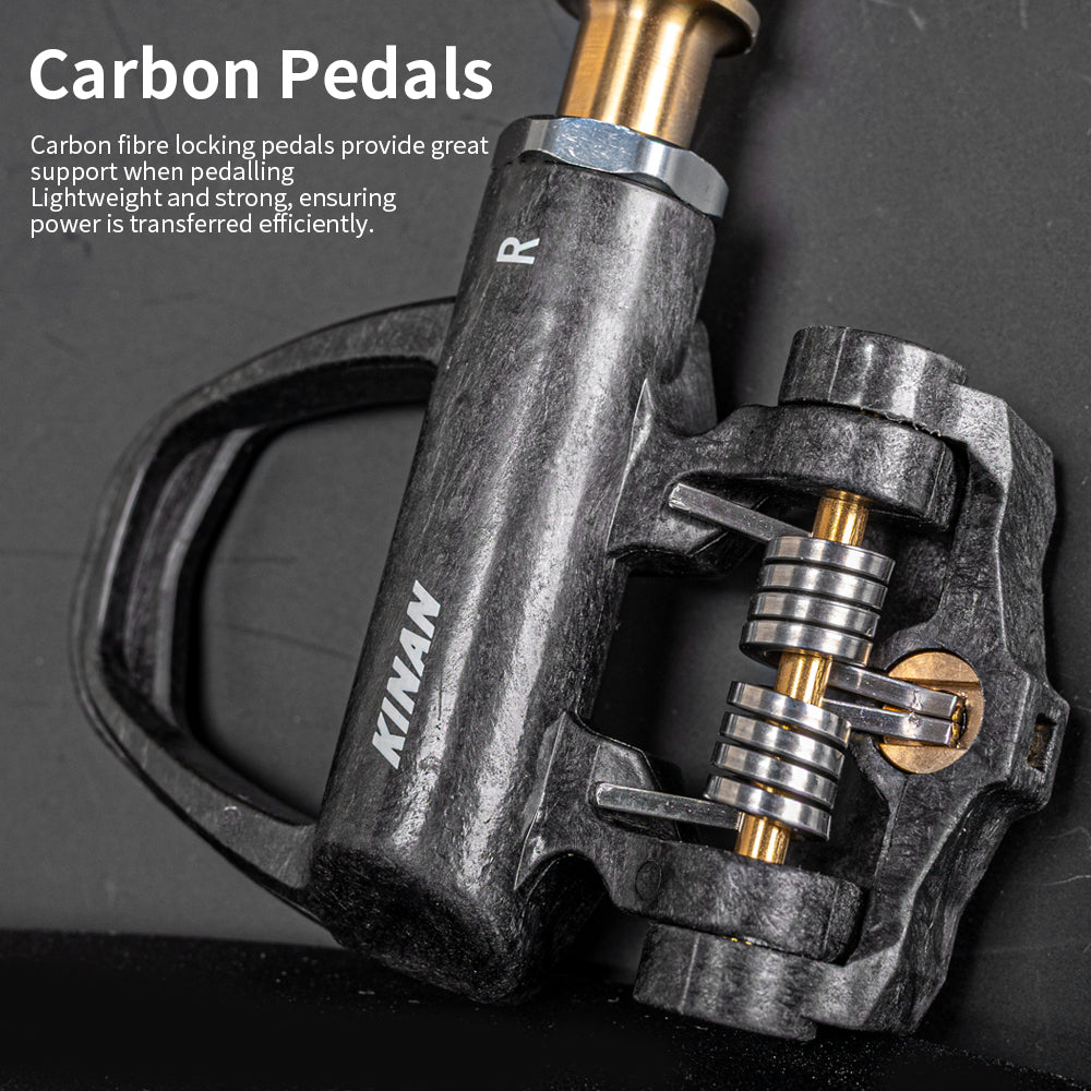 KORE Carbon SPD Pedals with Titanium Axle – 198g