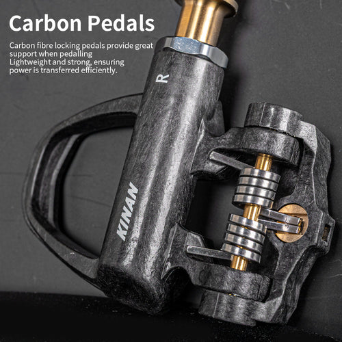 KORE Carbon SPD Pedals with Titanium Axle – 198g