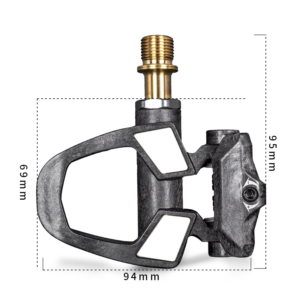 KORE Carbon SPD Pedals with Titanium Axle – 198g